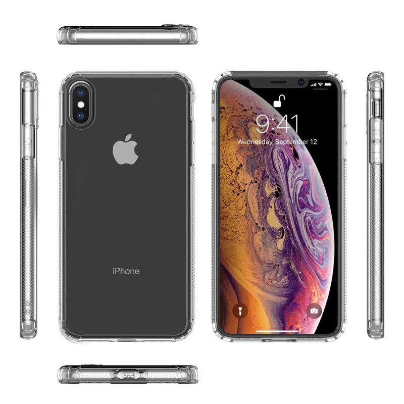 Cover iPhone XS Max Transparente Leeu Beskyttelsespuder