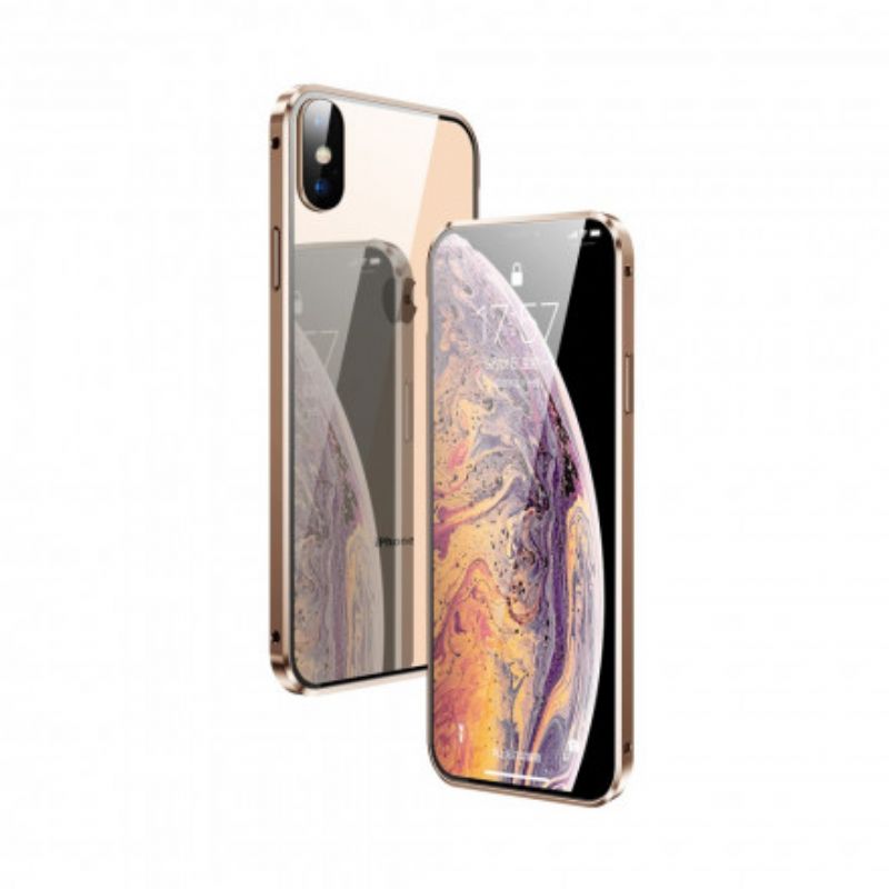 Mobilcover iPhone XS Max Hærdet Glas Foran Og Bagpå