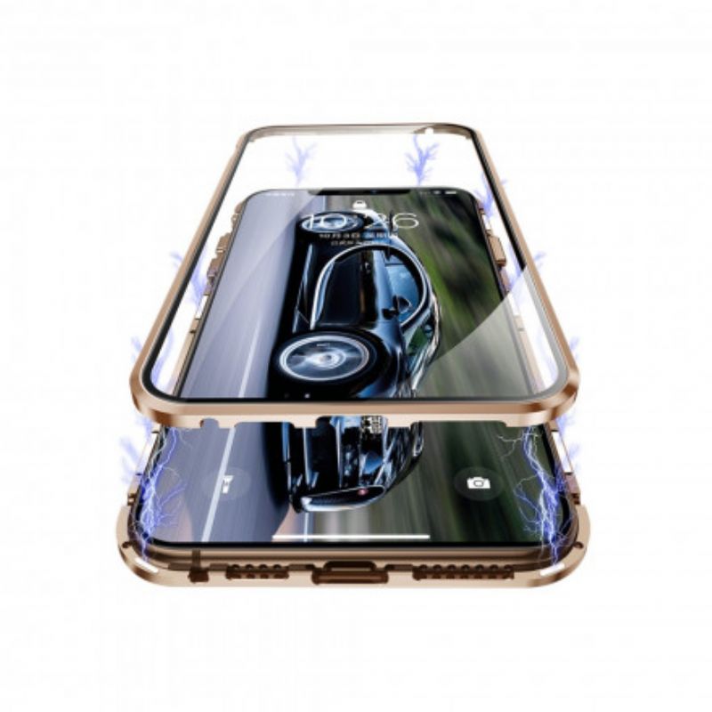 Mobilcover iPhone XS Max Hærdet Glas Foran Og Bagpå