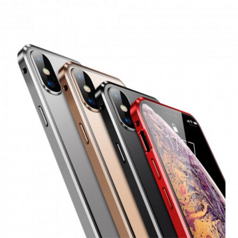 Mobilcover iPhone XS Max Hærdet Glas Foran Og Bagpå