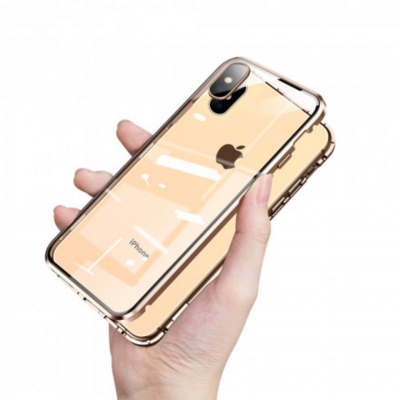 Mobilcover iPhone XS Max Hærdet Glas Foran Og Bagpå