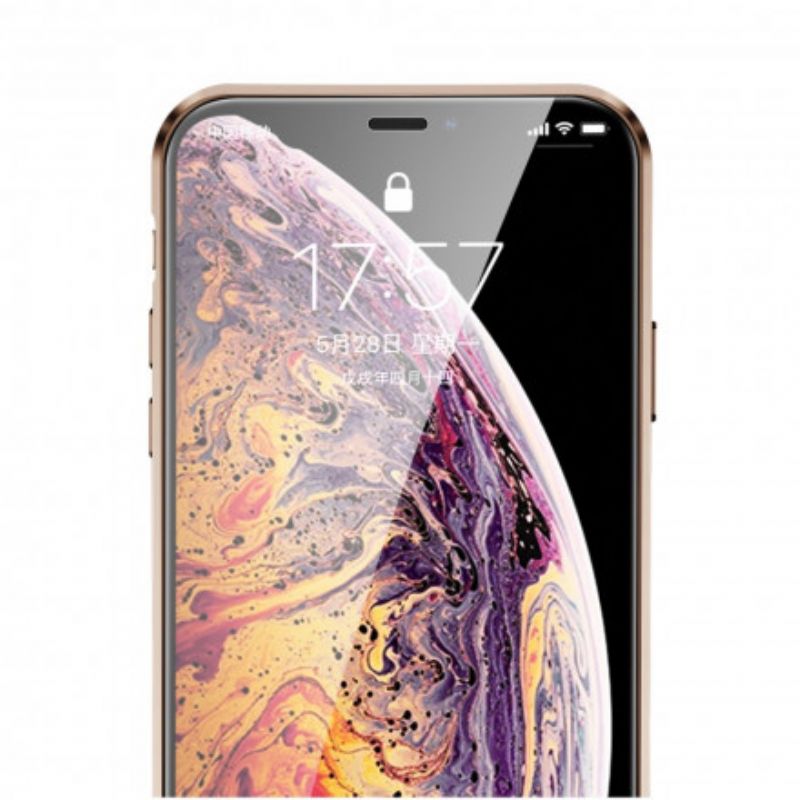 Mobilcover iPhone XS Max Hærdet Glas Foran Og Bagpå