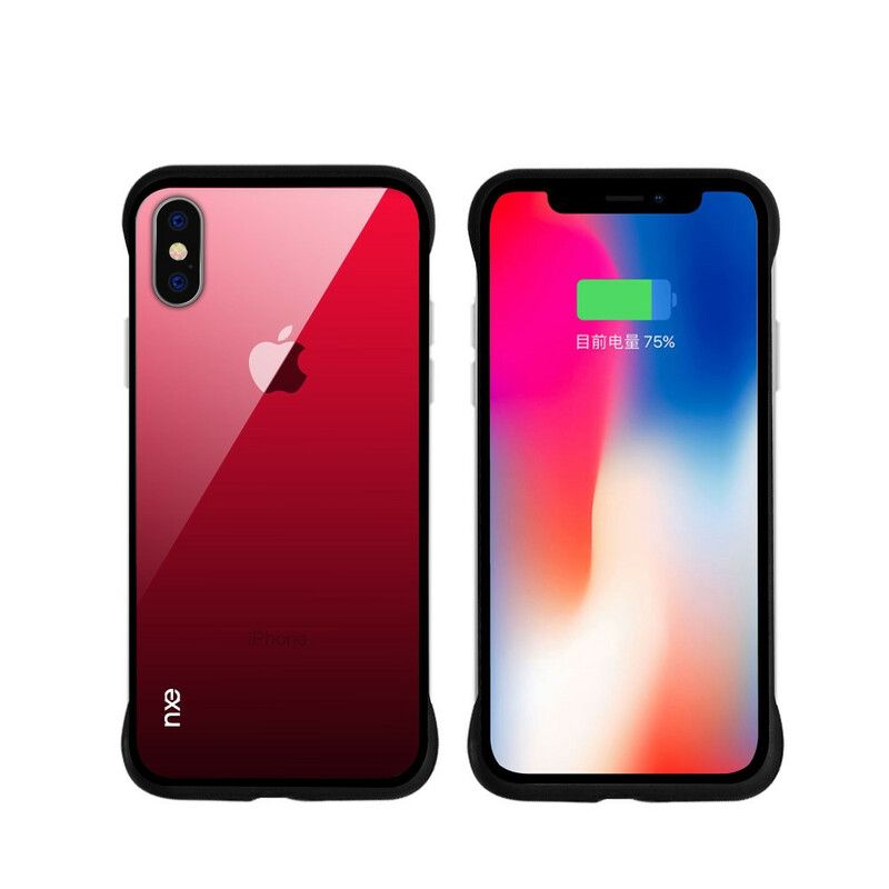 Mobilcover iPhone XS Max Nxe Hærdet Glasfarver