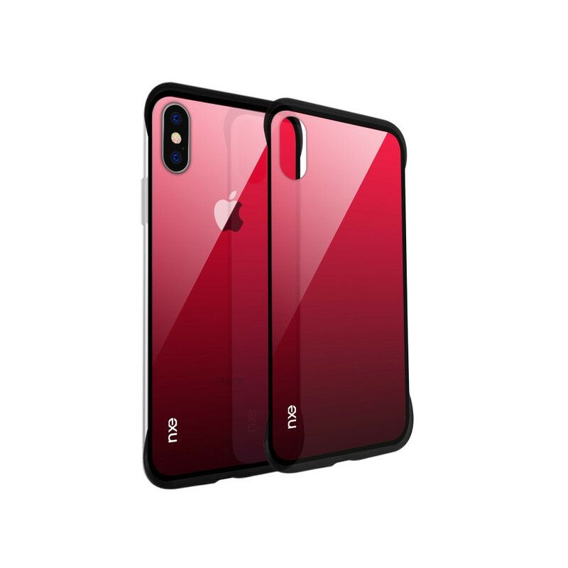 Mobilcover iPhone XS Max Nxe Hærdet Glasfarver