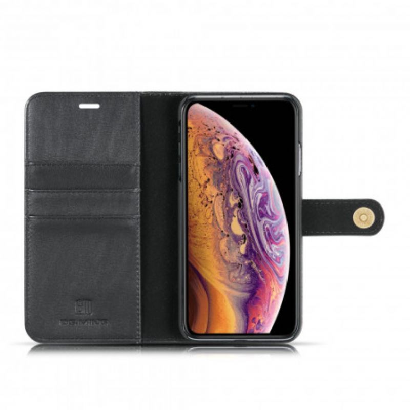 Mobilcover Læder Cover iPhone XS Max Dg. Ming Aftagelig