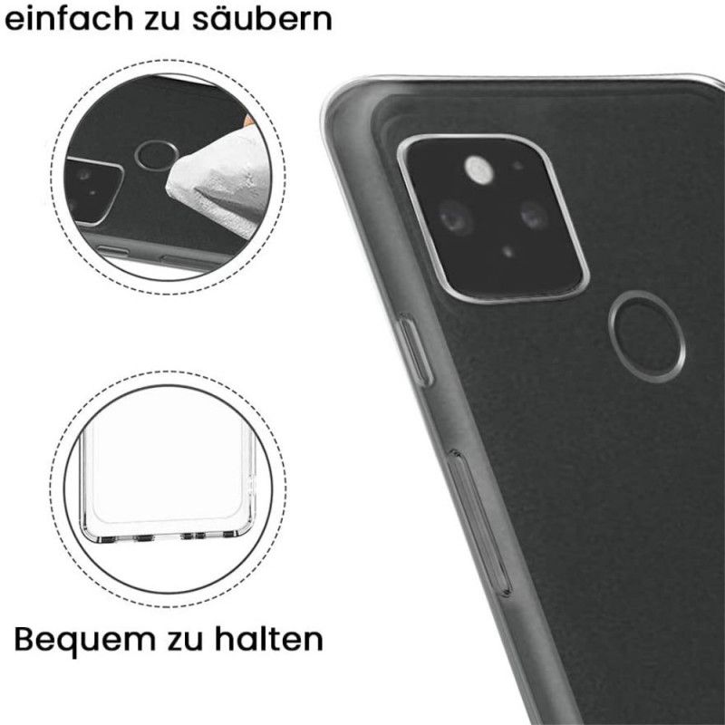 Cover Google Pixel 5 Transparent Krystalklar