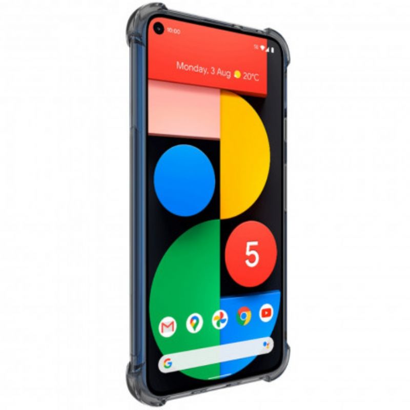 Cover Google Pixel 5 Transparent Silkeblød Imak