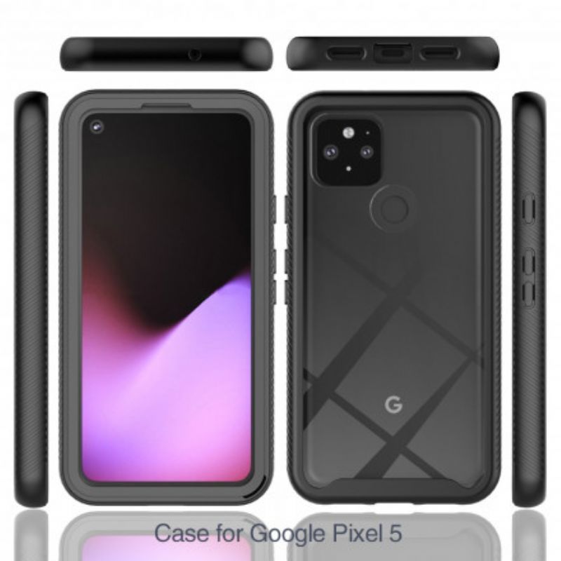 Mobilcover Google Pixel 5 Hybrid Affasede Kanter