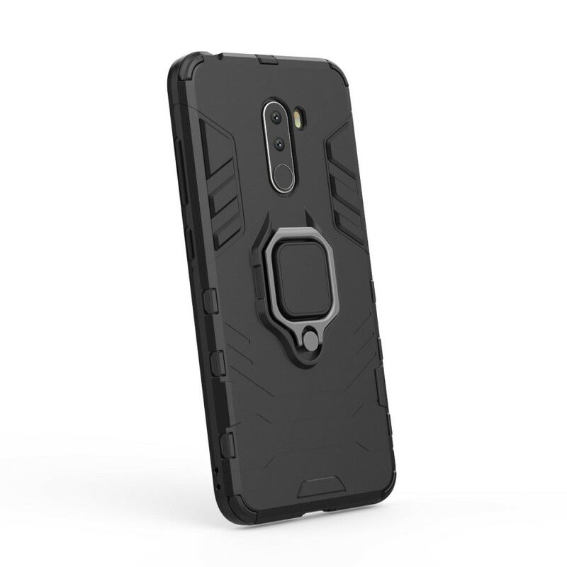 Mobilcover Pocophone F1 Modstandsdygtig Ring