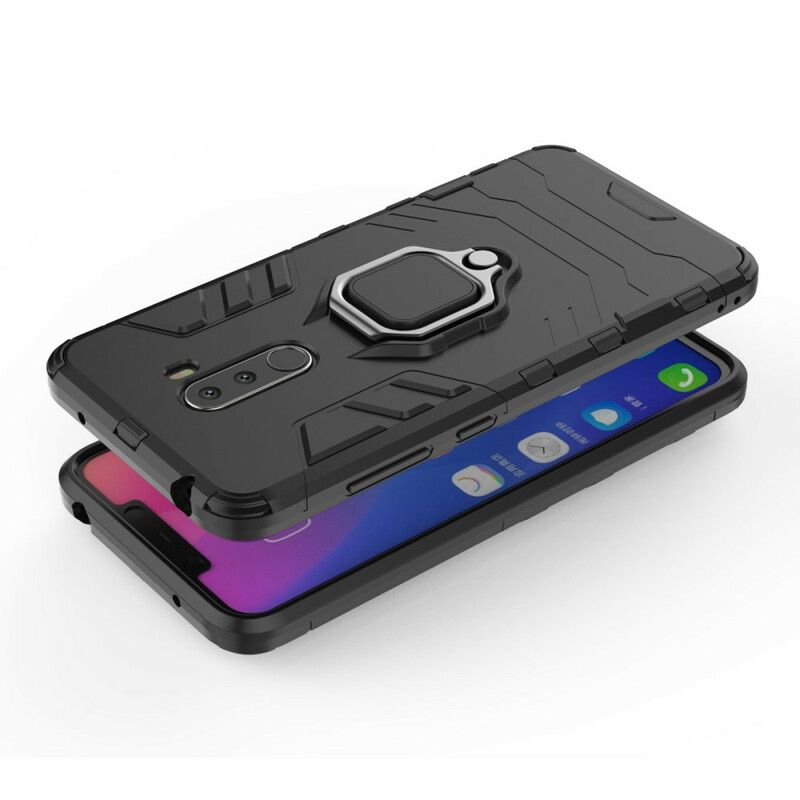 Mobilcover Pocophone F1 Modstandsdygtig Ring