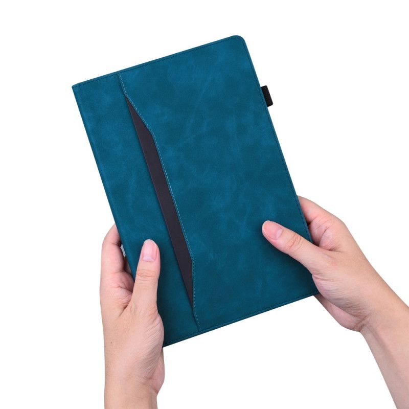 Case Samsung Galaxy Tab S9 Plus Telefon Etui Med Udvendig Lomme Og Kugleholder