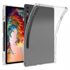 Cover Samsung Galaxy Tab S9 Plus Transparent Med Forstærkede Hjørner Og Stylusholder