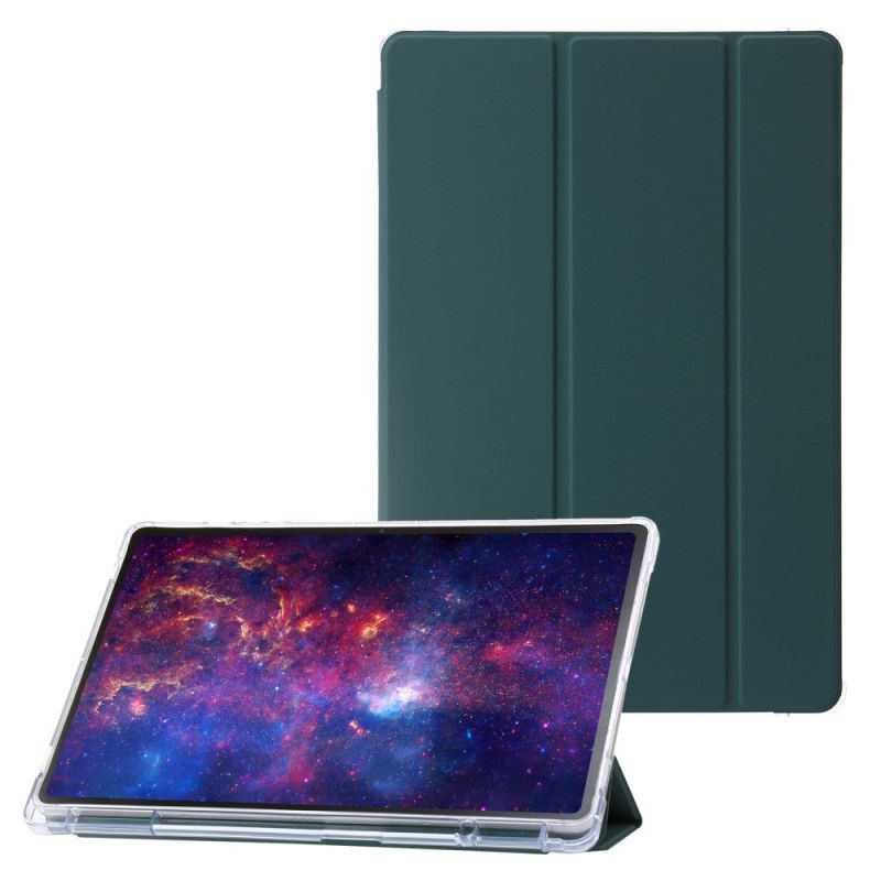 Samsung Galaxy Tab S9 Plus Tri-fold Gennemsigtig Bagside