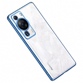 Cover Huawei P60 Pro Transparent Metal Style Kanter Sulada