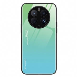 Cover Huawei Mate 50 Pro Hærdet Glas Vær Dig Selv