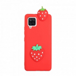 Cover Samsung Galaxy A42 5G 3d-jordbæret