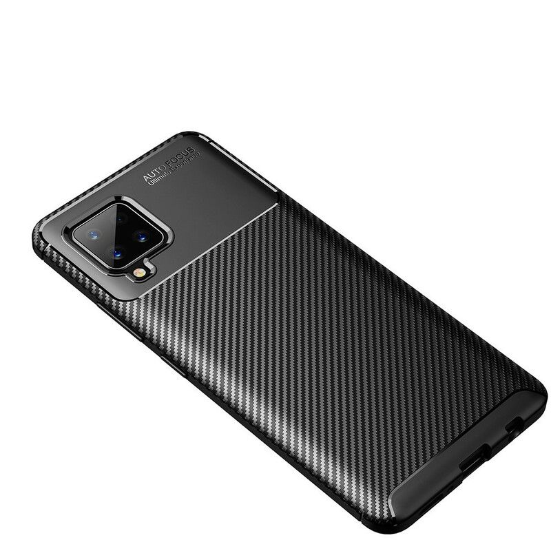 Cover Samsung Galaxy A42 5G Fleksibel Kulfibertekstur