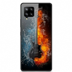 Cover Samsung Galaxy A42 5G Guitar Hærdet Glas