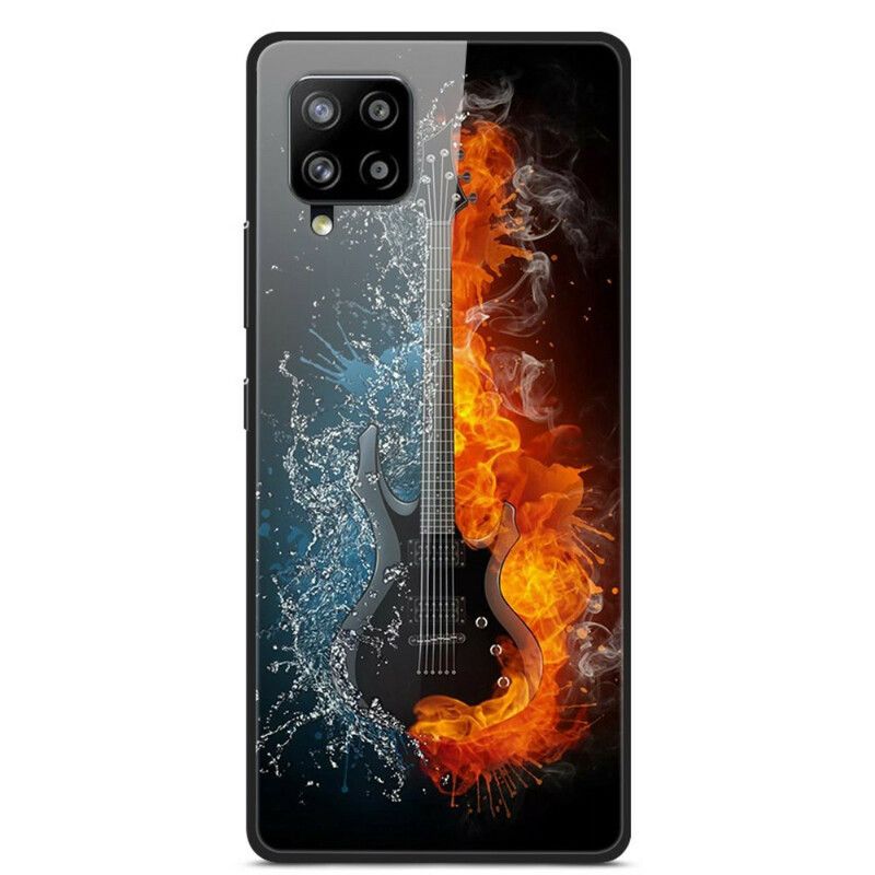 Cover Samsung Galaxy A42 5G Guitar Hærdet Glas