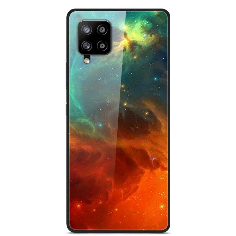 Cover Samsung Galaxy A42 5G Rød Og Grøn Himmel