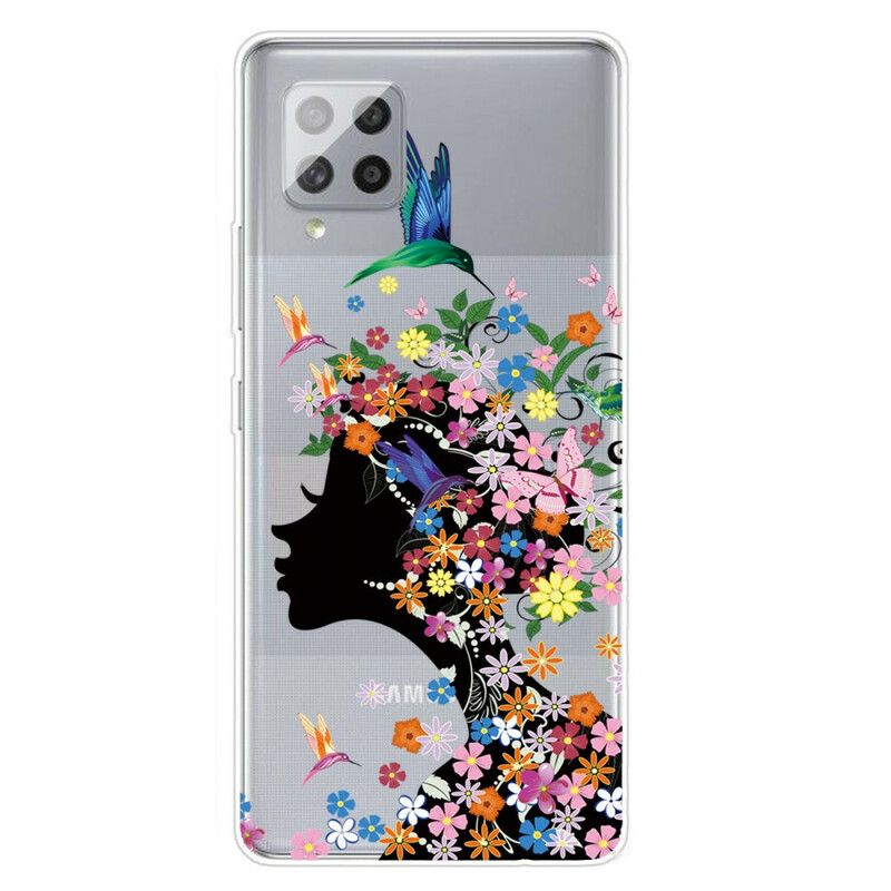 Cover Samsung Galaxy A42 5G Smukt Blomsterhoved