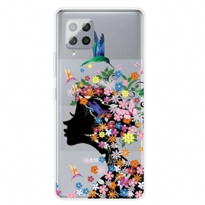 Cover Samsung Galaxy A42 5G Smukt Blomsterhoved