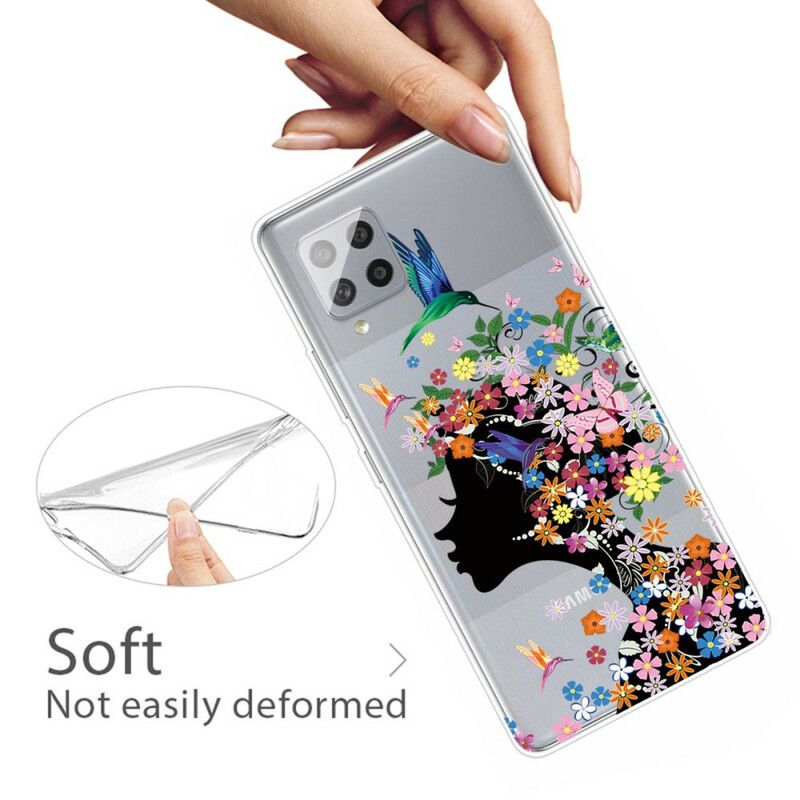 Cover Samsung Galaxy A42 5G Smukt Blomsterhoved