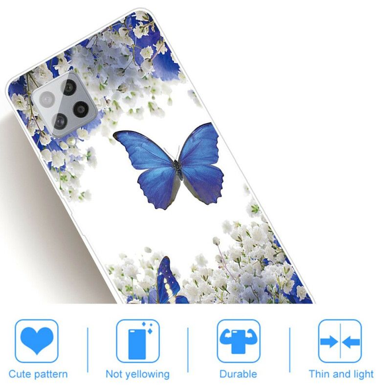 Cover Samsung Galaxy A42 5G Sommerfugle Design