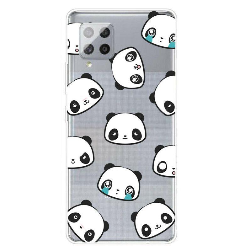 Cover Samsung Galaxy A42 5G Transparente Sentimentale Pandaer