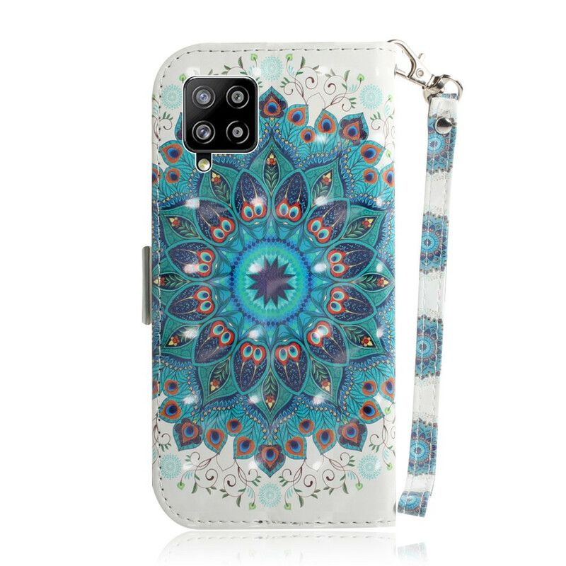 Flip Cover Samsung Galaxy A42 5G Med Snor Masterful Strappy Mandala