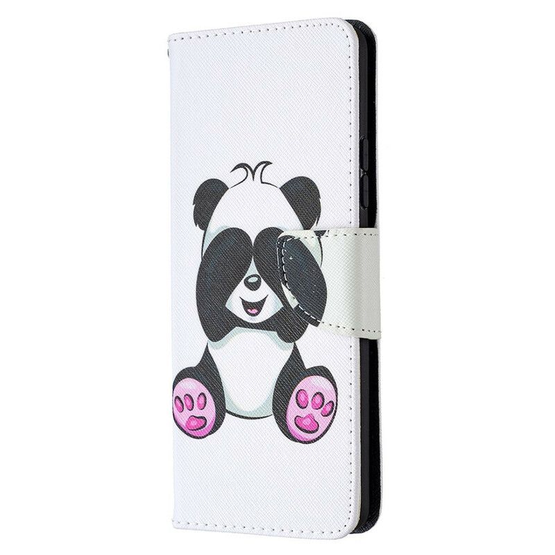 Flip Cover Samsung Galaxy A42 5G Panda Sjov