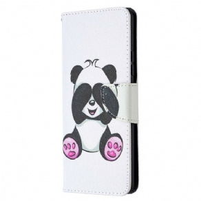 Flip Cover Samsung Galaxy A42 5G Panda Sjov