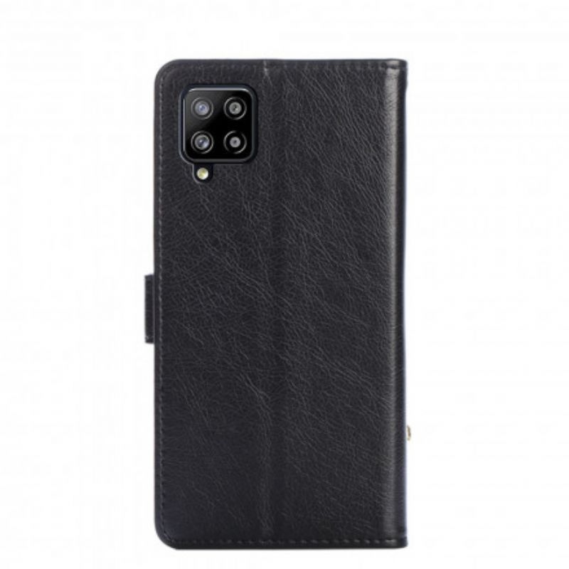 Flip Cover Samsung Galaxy A42 5G Pung Med Lynlås