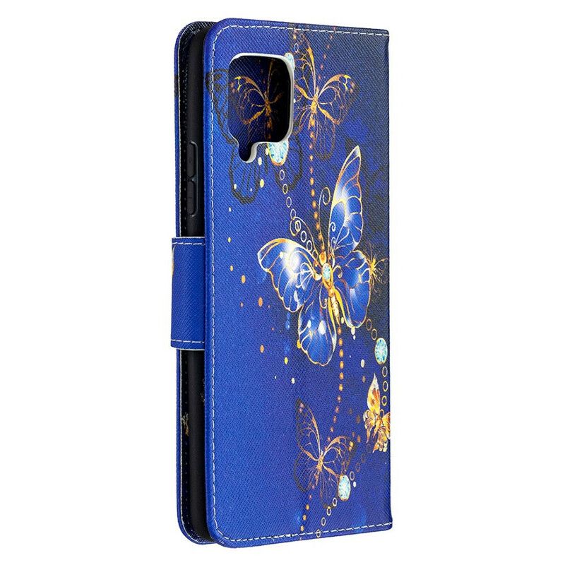 Flip Cover Samsung Galaxy A42 5G Sommerfuglekonger