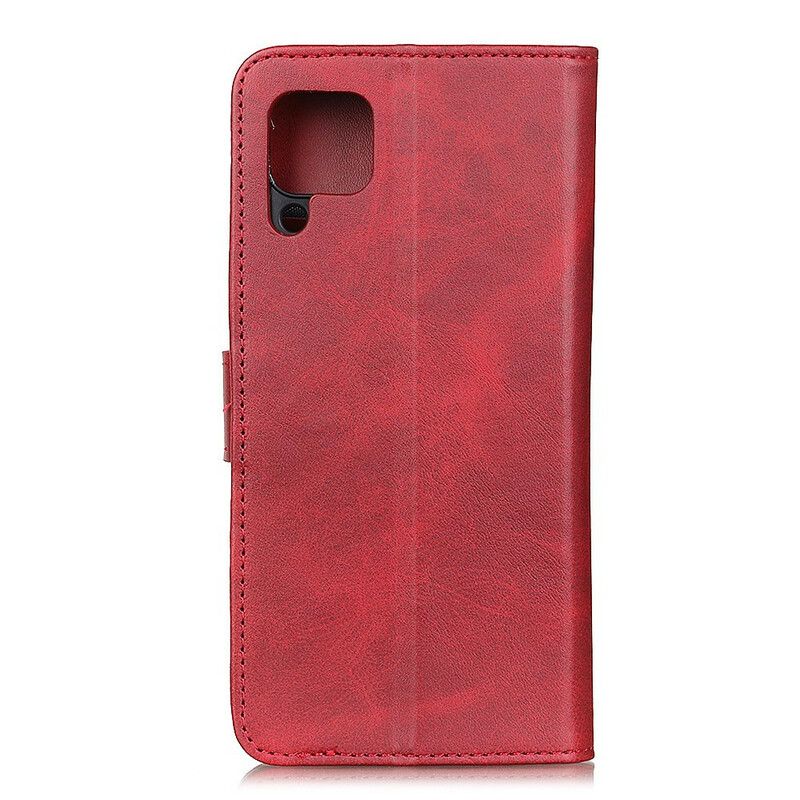 Læder Cover Samsung Galaxy A42 5G Mat Lædereffekt