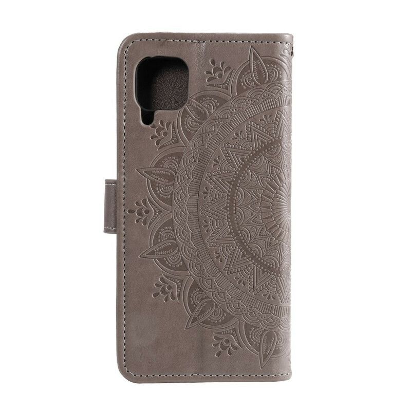 Læder Cover Samsung Galaxy A42 5G Søn Mandala