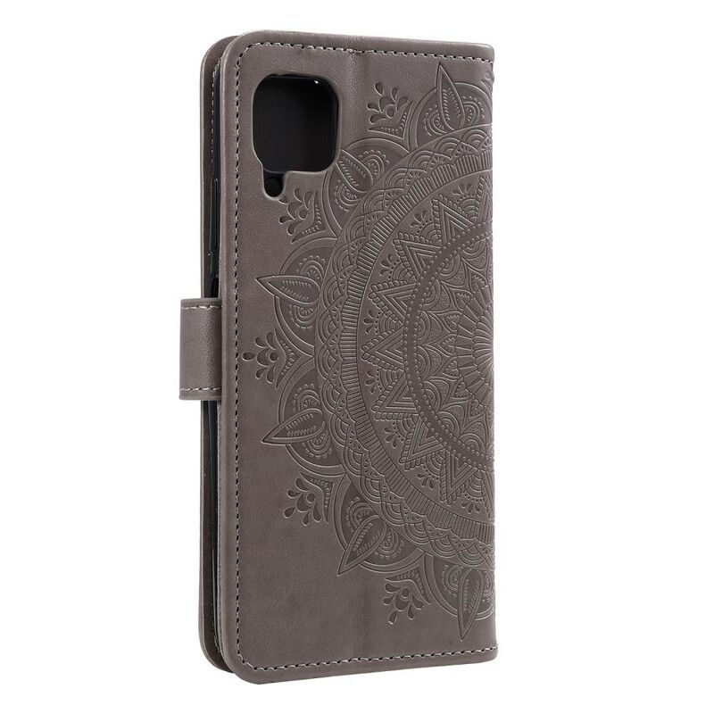 Læder Cover Samsung Galaxy A42 5G Søn Mandala