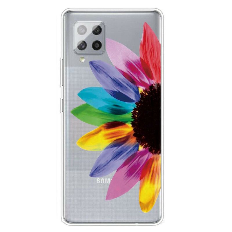 Mobilcover Samsung Galaxy A42 5G Farverig Blomst