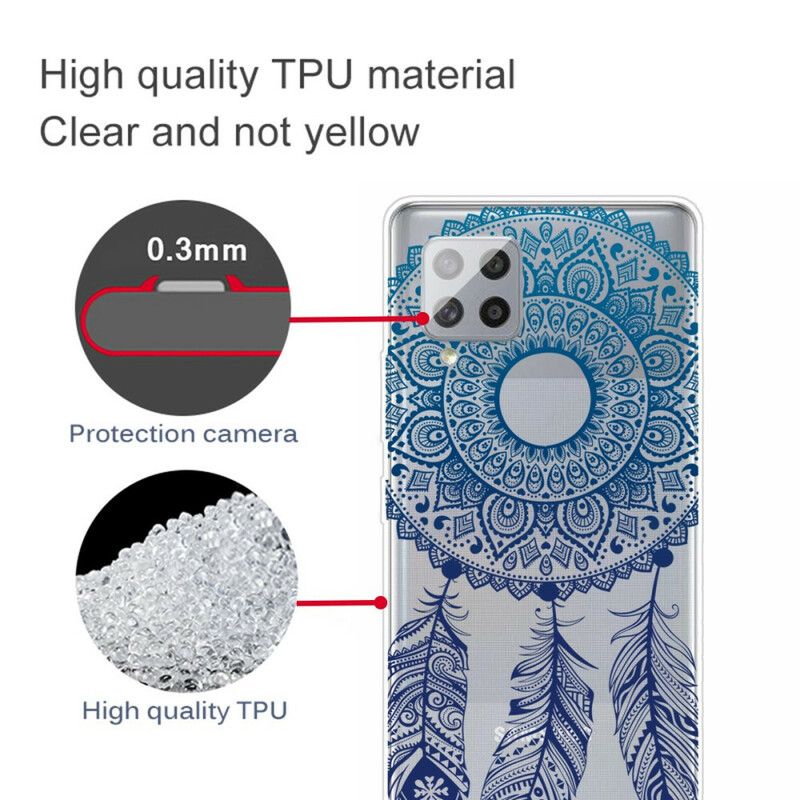 Mobilcover Samsung Galaxy A42 5G Unik Blomstermandala