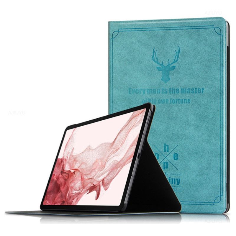 Læder Cover Samsung Galaxy Tab S9 Hjort