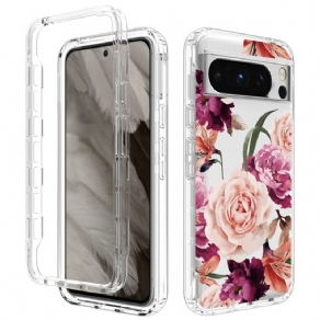 Cover Google Pixel 8 Pro Forstærket Blomster