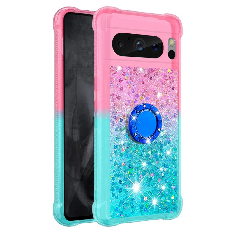 Cover Google Pixel 8 Pro Glitter Ring-holder