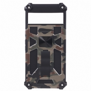 Cover Google Pixel 8 Pro Telefon Etui Camouflage Aftagelig Støtte