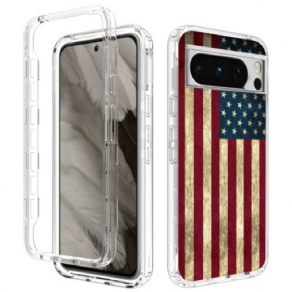 Cover Til Google Pixel 8 Pro Forstærket Amerikansk Flag