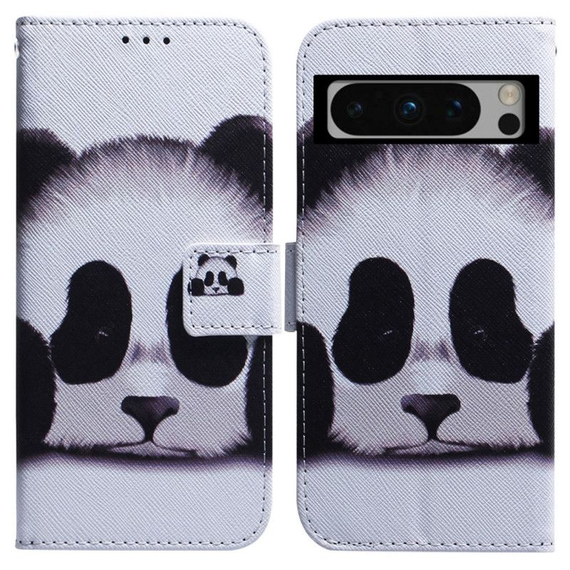 Flip Cover Google Pixel 8 Pro Panda Ansigt