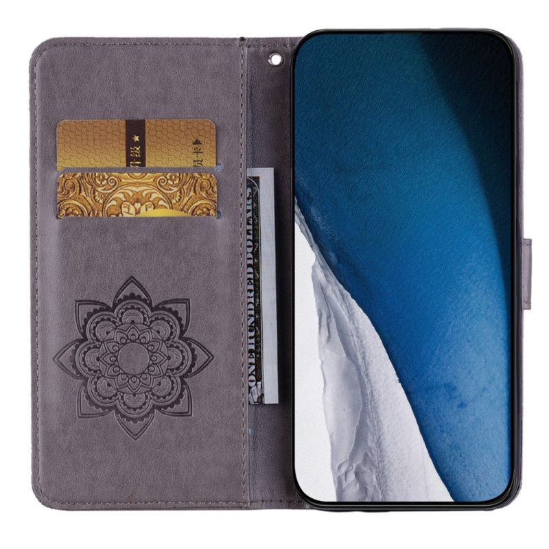 Flip Cover Til Google Pixel 8 Pro Ugle Mandala Og Snor