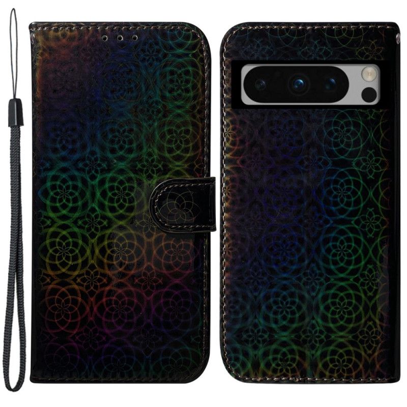 Læder Cover Google Pixel 8 Pro Strappy Disco