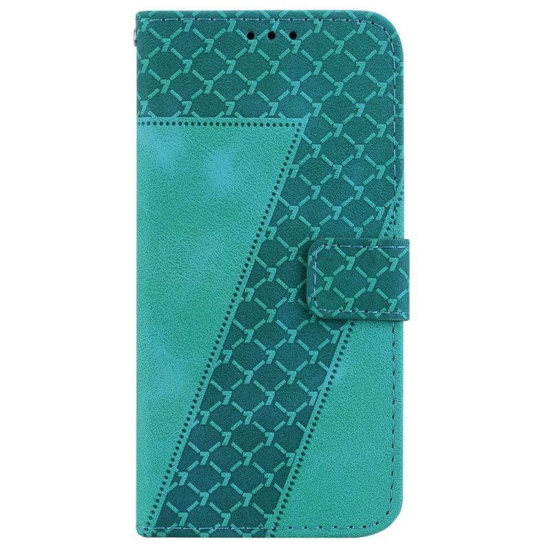 Læder Cover Google Pixel 8 Pro Telefon Etui Design 7 Med Snor