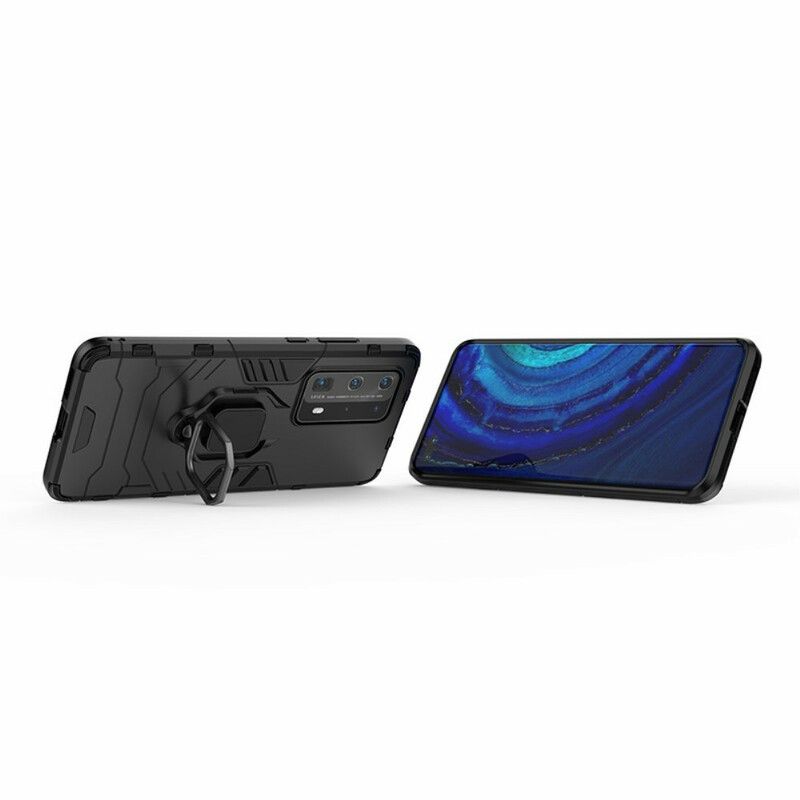 Cover Huawei P40 Pro Plus Modstandsdygtig Ring