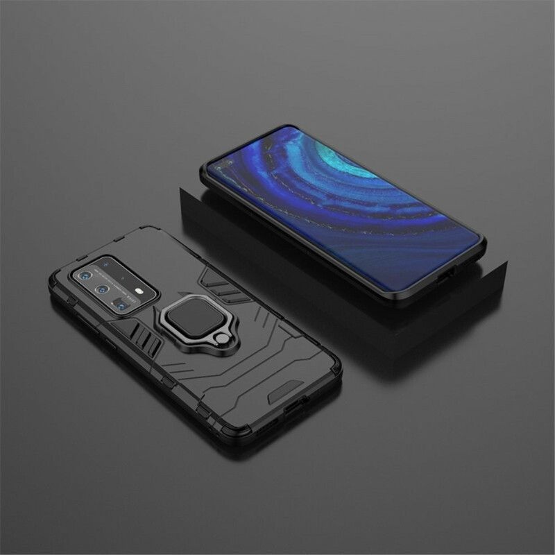 Cover Huawei P40 Pro Plus Modstandsdygtig Ring